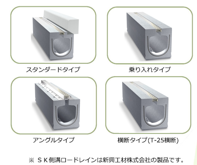 騒音低減用みぞぶた T-14 PKG-400