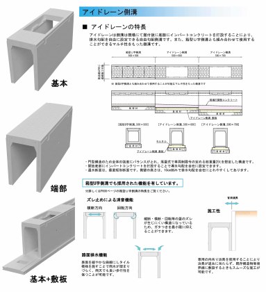 アイドレーン側溝